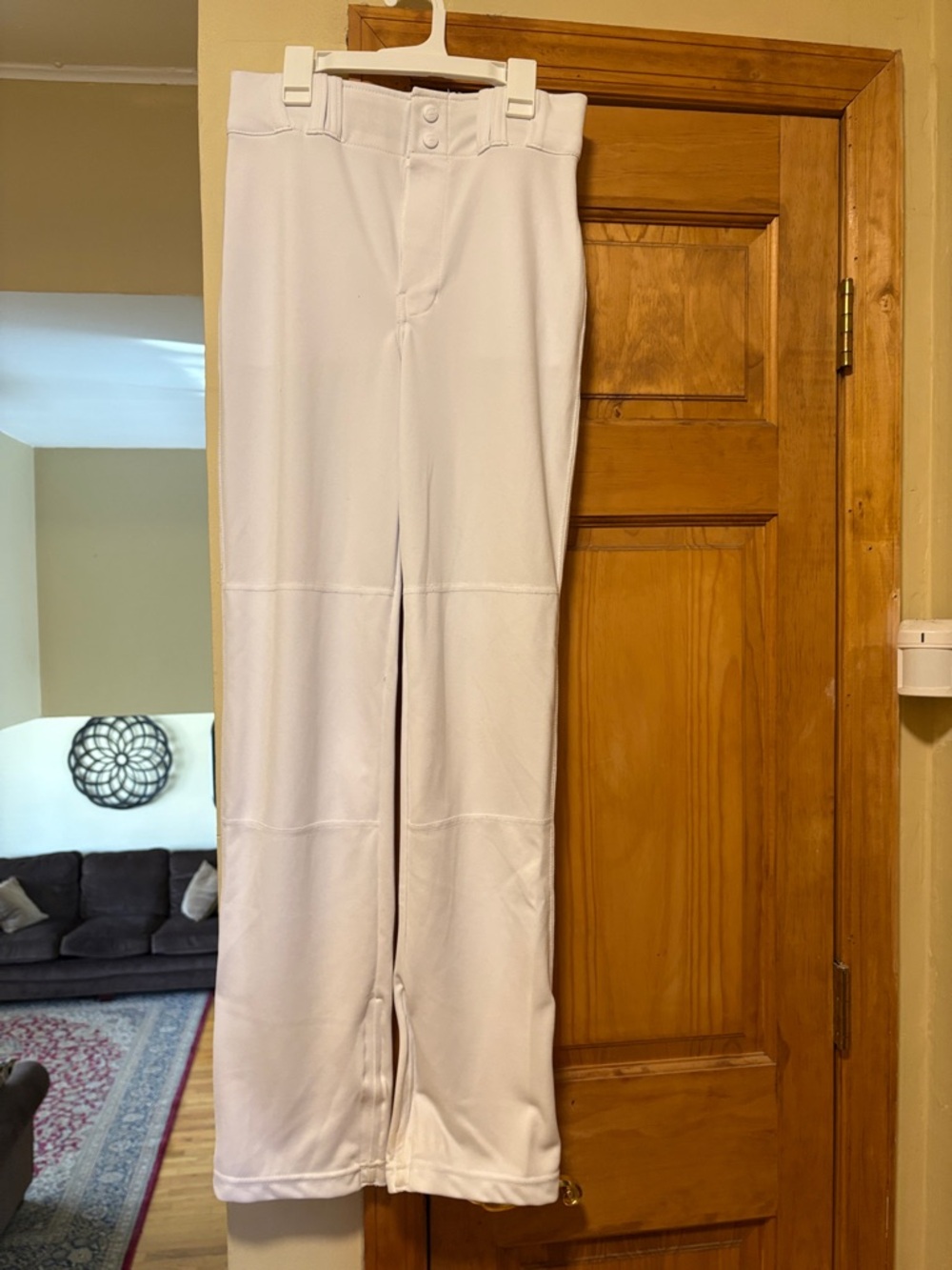 Boy’s White Baseball Pants